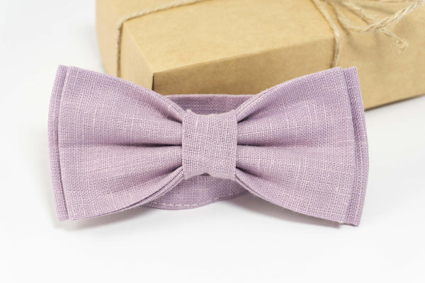 Light Purple bow tie | purple plaid bow tie