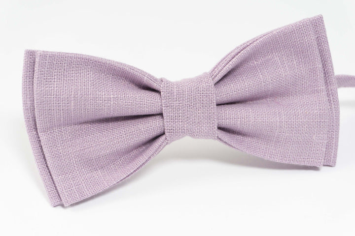 Light Purple bow tie | purple plaid bow tie