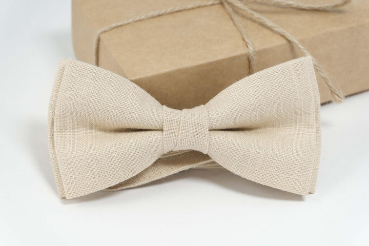 Light sand bow tie | Light sand color bow tie