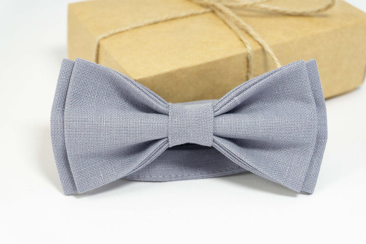 Lilac Gray bow tie | Lilac Gray mens wedding bow ties for grooms
