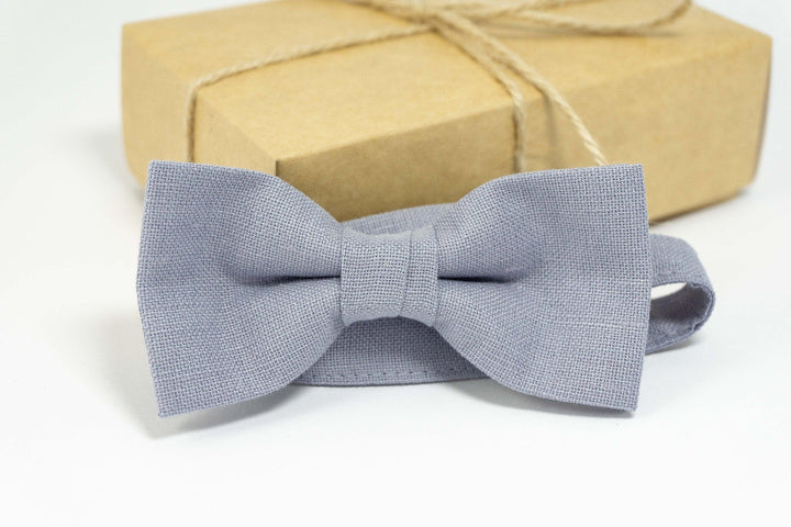 Lilac Gray bow tie | Lilac Gray mens wedding bow ties Lilac Gray groomsmen ties - ties for wedding