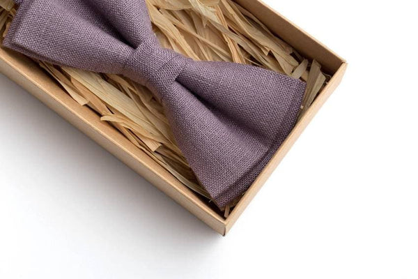 Dusty Purple Bow Ties - A Touch of Elegance for Any Occasion