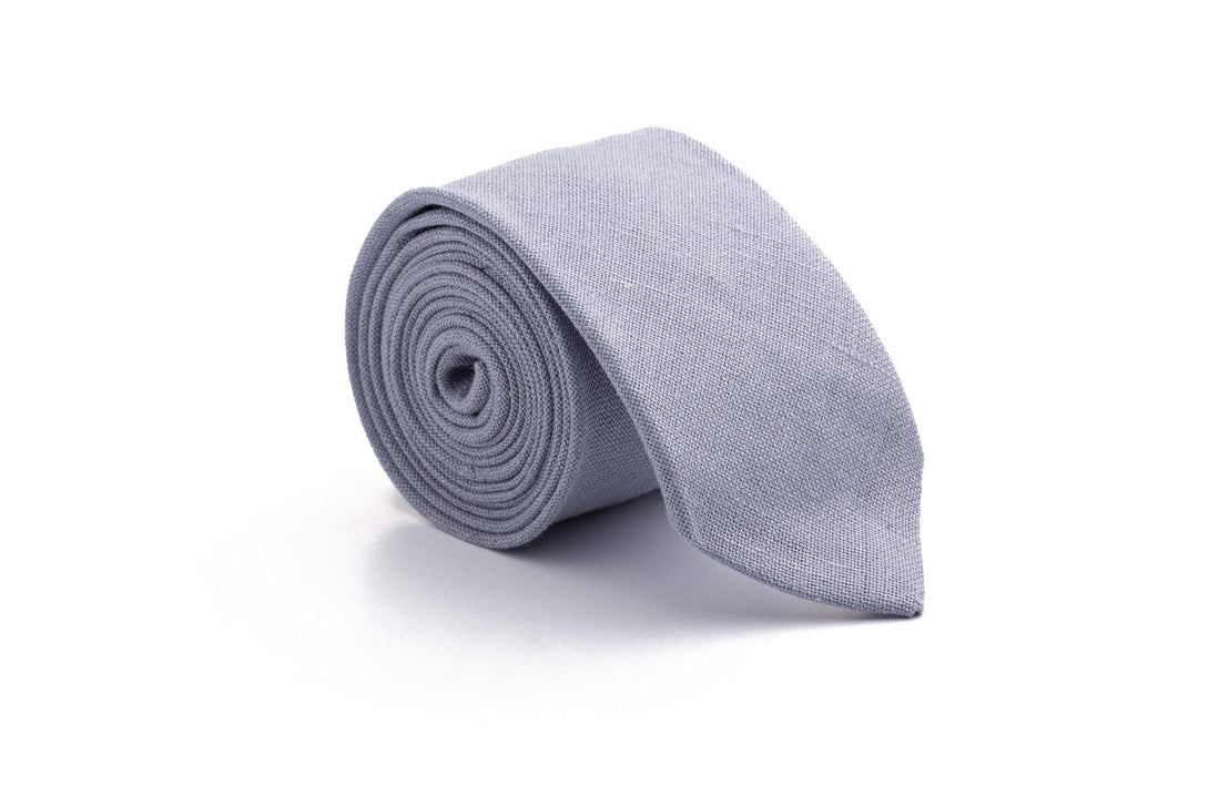 Lilac Gray Necktie for Weddings: Ideal Groomsmen Gift and Men's Tie
