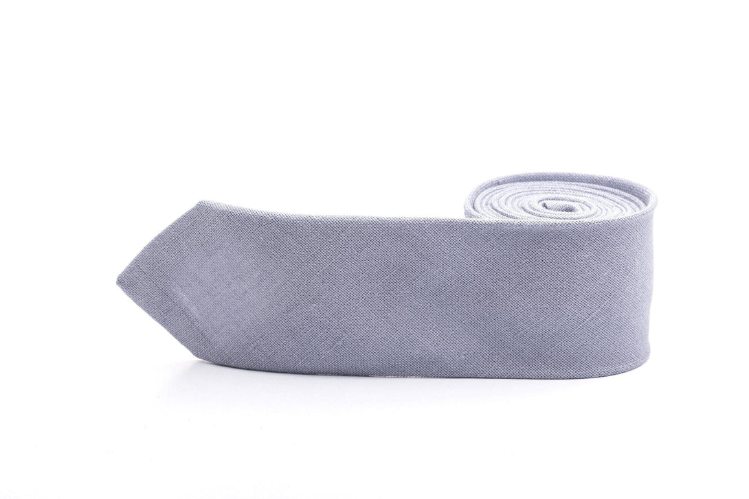 Lilac Gray Necktie for Weddings: Ideal Groomsmen Gift and Men's Tie