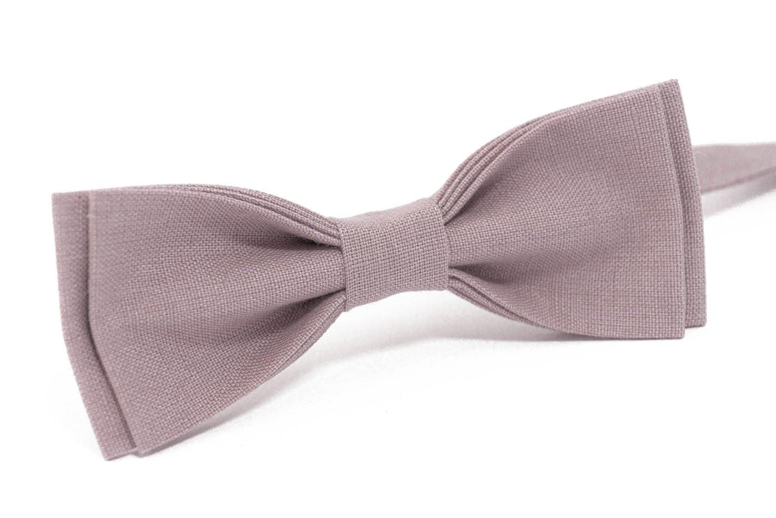 Mauve bow tie for men | Mauve wedding bow ties
