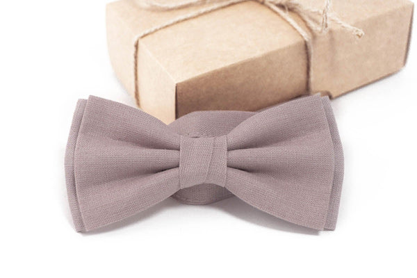 Mauve color bow tie | Mauve mens skinny ties
