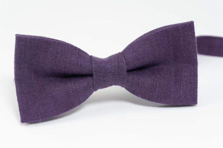 Mens dark purple bow tie | Dark Purple bow tie