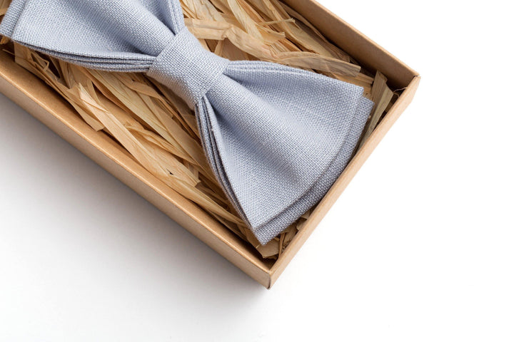 Classic Dusty Blue Bow Ties for Men - Elevate Your Style