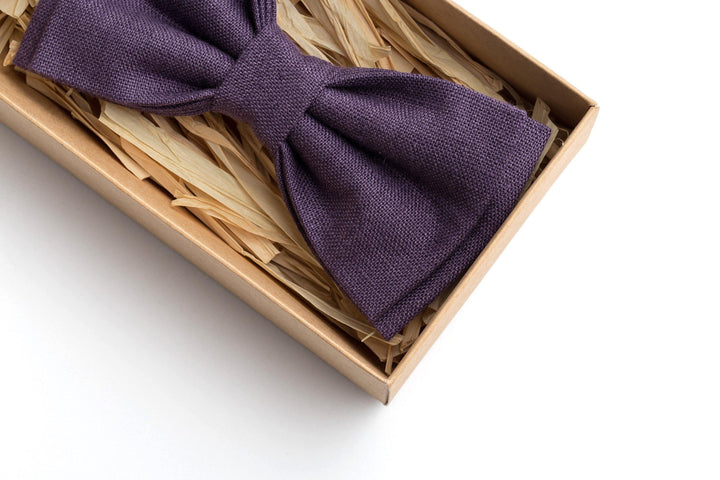 Stylish Mens Purple Tie Collection - Perfect Wedding Bow Ties & Groomsmen Gifts