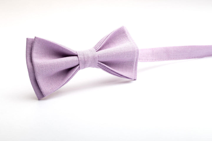 Stylish Mens Lilac Bow Tie Collection - Perfect for Groomsmen and Weddings