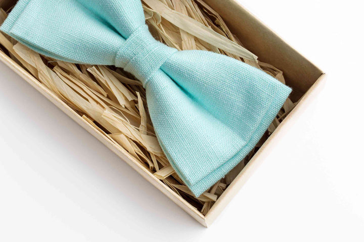 Mint Bow Tie For Wedding