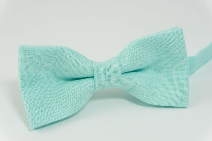 Mint wedding bow tie | mint baby bow tie