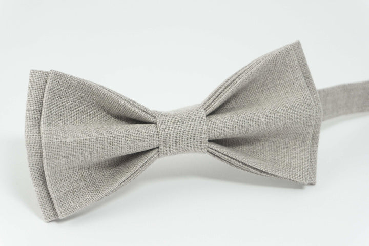 Natural linen bow tie | bow ties for men
