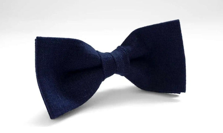 Navy Blue Bow Tie - Classic Accessory for Boys, Babies, and Ringbearers at Weddings