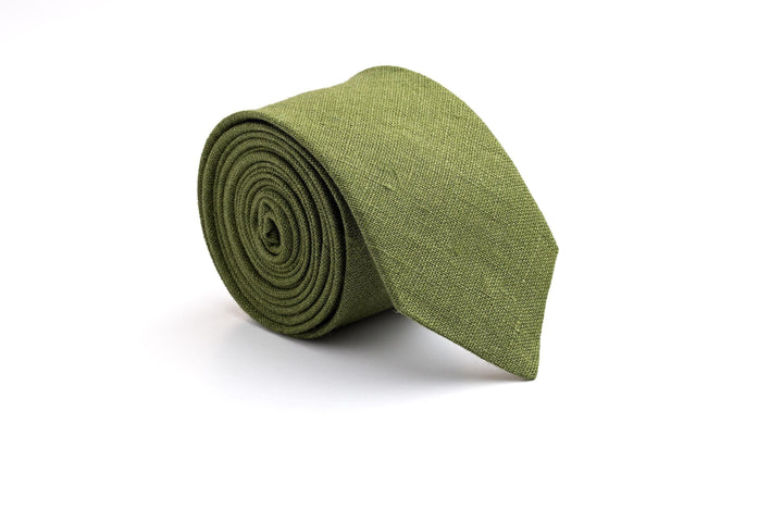 Olive Men's Neckties for Weddings - Elevate Your Style with Groomsmen Ties and More!