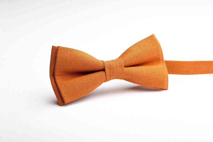 Dress Up Your Little Ones in Style with Our Adorable Orange Bow Ties for Toddlers and Babies