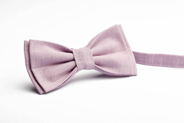 Pale Purple Bow Tie - Subtle Elegance for Weddings and Events