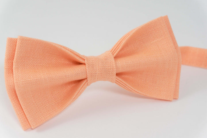 Peach color bow tie | wedding bow ties
