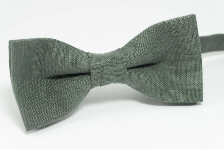 Pine color bow tie | Pine wedding bow ties for groomsmen