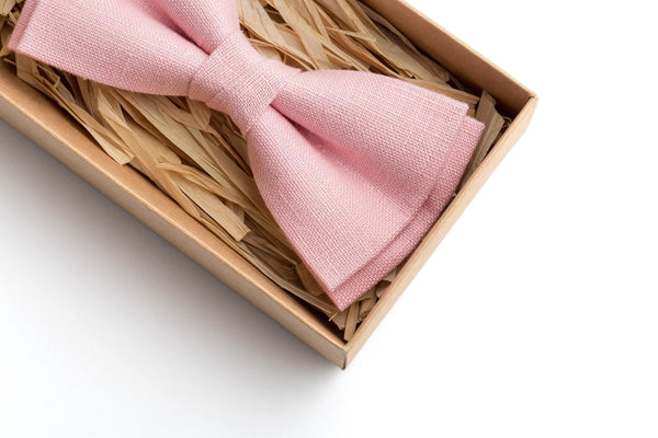 Elegant Pink Bow Ties for Weddings and More