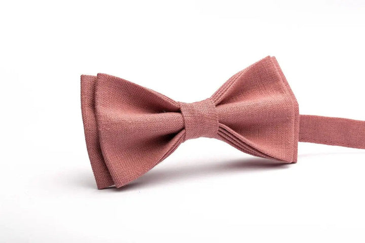 Sophisticated Dusty Rose Bow Tie - Ideal for Weddings and Formal Events