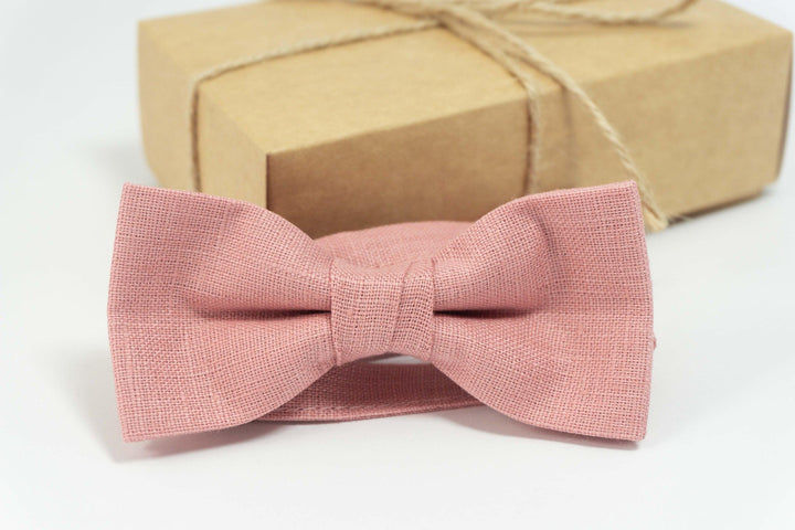 Pink bow tie | Pink mens wedding bow ties Pink groomsmen ties - ties for wedding