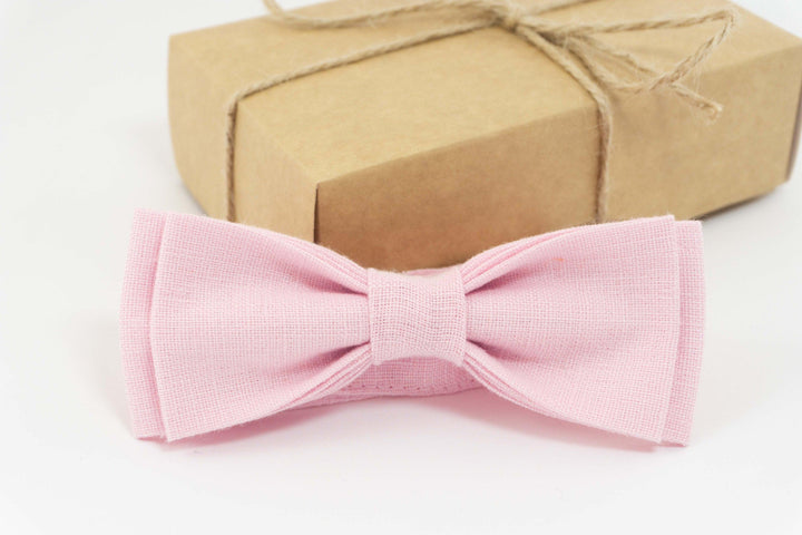 Pink bow ties for men | batwing bow ties