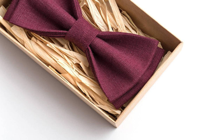 Plum Bow Tie - Sophisticated and Versatile Accessory for Every Occasion