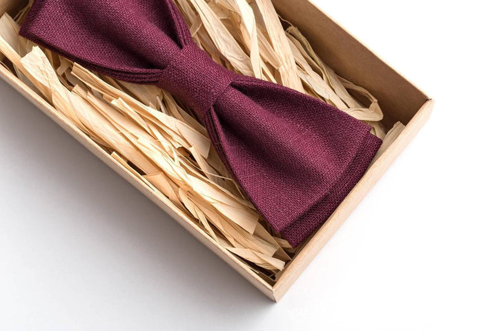Plum Men's Ties for Your Wedding Party - Elegant and Refined