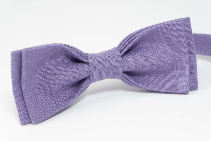 Purple bow tie wedding | purple baby bow tie