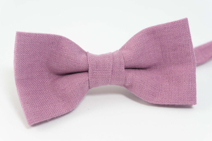 Purple wedding bow tie | Purple pre-tied bow tie