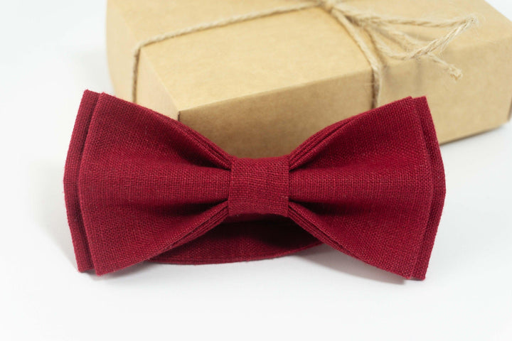 Red bow tie | groomsmen ties