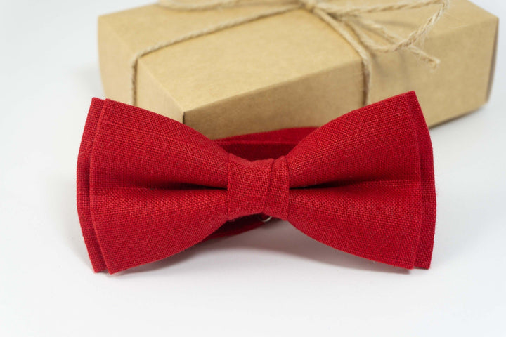 Red color mens bow tie | bow ties for men