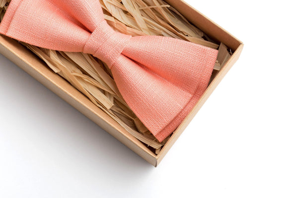 Stylish Salmon Bow Ties for Men and Boys