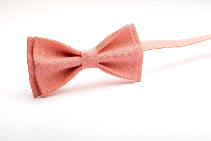 Elegant Salmon Bow Tie Collection - Perfect Gifts for Groomsmen