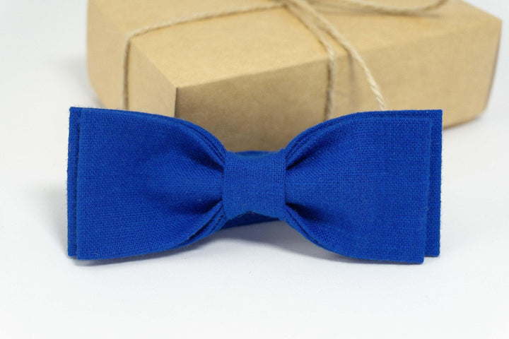 Royal blue wedding bow ties for groomsmen | Royal blue baby bow tie