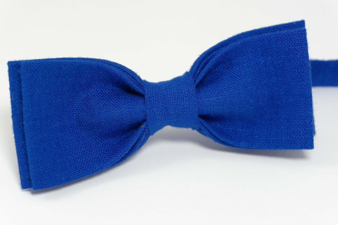 Royal blue wedding bow ties for groomsmen | Royal blue baby bow tie