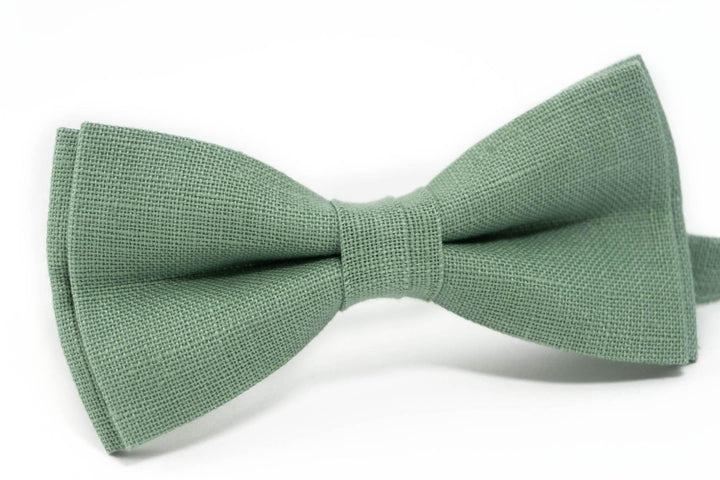 Sage green bow tie | Sage green Wedding bow tie