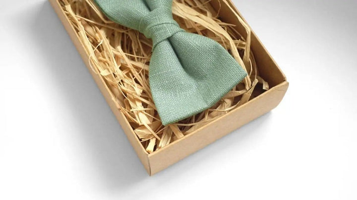 Sage Green Bow Tie for Kids - Adorable and Stylish Accessory
