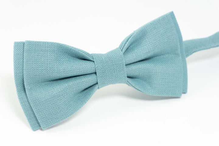 Sea blue wedding bow tie | Sea blue best mens ties
