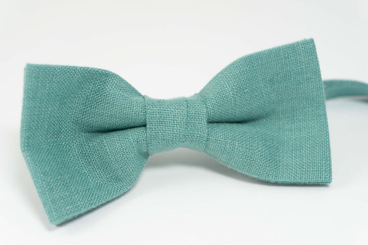 Sea green bow tie for boys or adults | Sea Green wedding bow tie