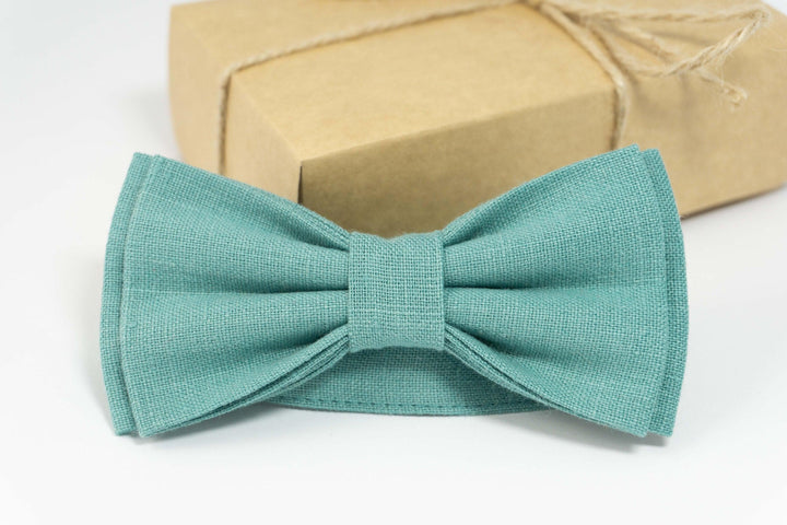 Sea green color bow tie | sea green bow ties