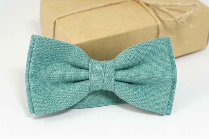 Sea Green color bow tie | Sea green ties for men