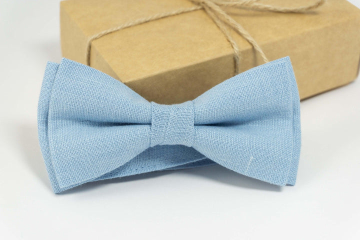 Sky blue bow tie | Sky blue color bow tie