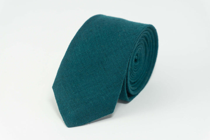 Teal green tie | wedding necktie