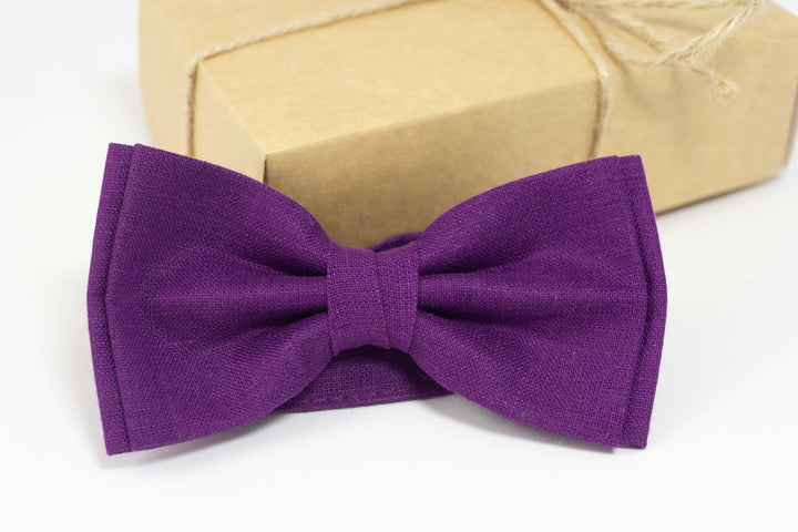 Violet color bow tie | kids violet bow tie