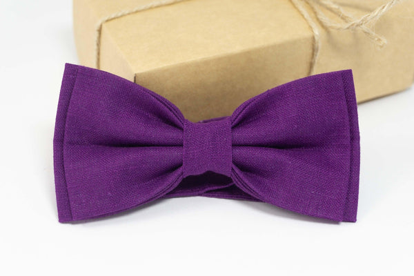 Violet color bow tie | Violet pre-tied bow tie