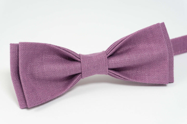 WISTERIA wedding bow ties for groomsmen | WISTERIA baby bow tie