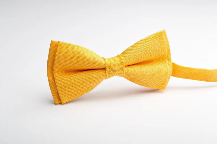 Bright Yellow Bow Tie | Men's & Boys' Wedding Accessory